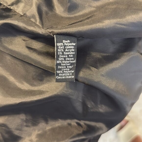 APT.9 Women’s Black Puffer Coat with Hood & Belt – Size M - Picture 7 of 11